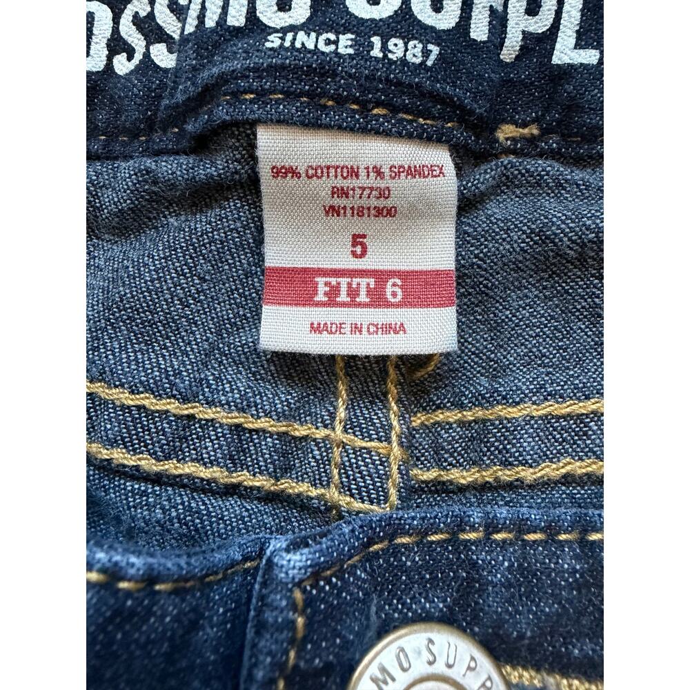 Mossimo Supply Co Cotton Blend Blue Jean Denim Bermuda Shorts Sz Juniors 5 Fit 6 - Picture 2 of 2
